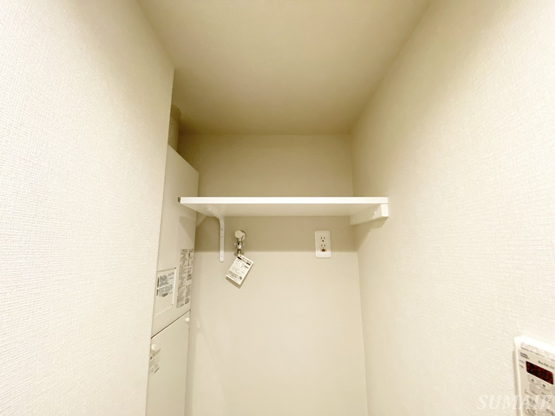 ラヴィエール滝野川の収納|洗濯機上収納です☆