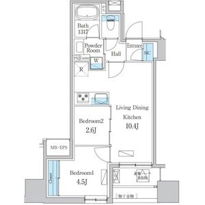 【間取り】 | デュオフラッツ今池フレナ