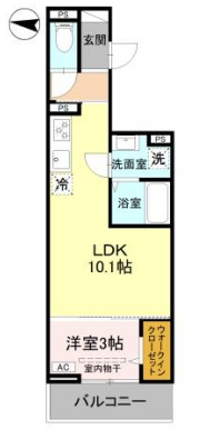 【間取り】 | Ｄ－Ｓｅｒｅｎｏ北野