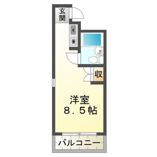 CAVE　PANBROSⅢの間取り