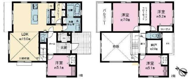 【横浜市磯子区田中2丁目8-47棟新築戸建て】★仲介手数料無料★（洋光台第一小学校・洋光台第一中学校）の間取り