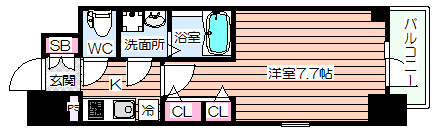 【間取り】 | エスリード本町レジデンス