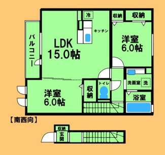 【間取り】 | ヴェルドミールⅡ