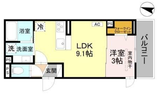 【間取り】 | Ｄ－Ｓｅｒｅｎｏ北野