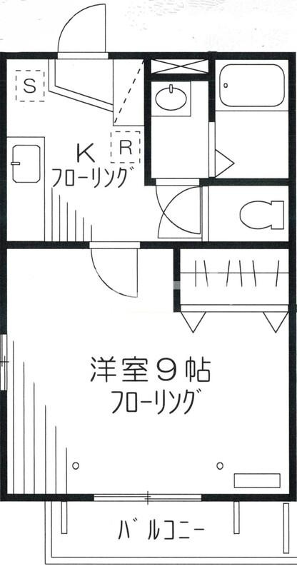 板橋区仲町の賃貸マンションの間取り