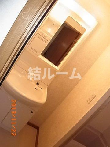 板橋区仲町の賃貸マンションの独立洗面台