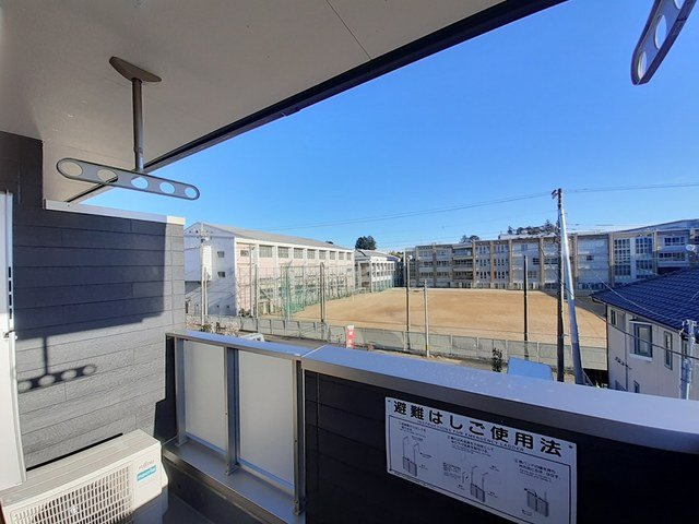 シエリア　Ⅲのバルコニー|バルコニー付きです