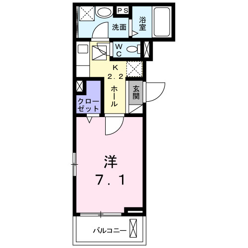 シエリア　Ⅲの間取り