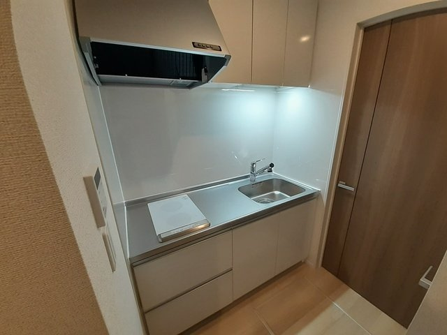 シエリア　Ⅲのキッチン|コンパクトなキッチンで掃除もラクラク