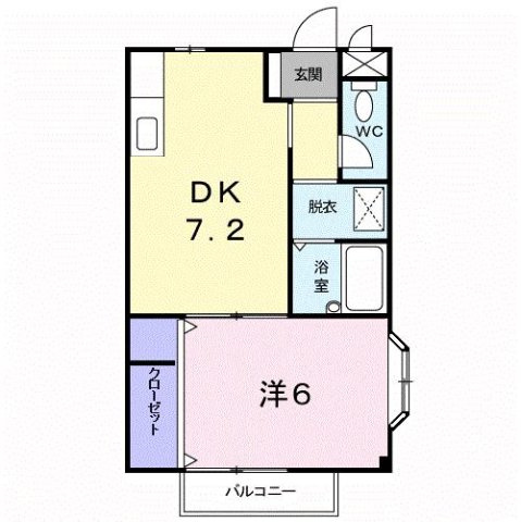 メゾン粟祐の間取り