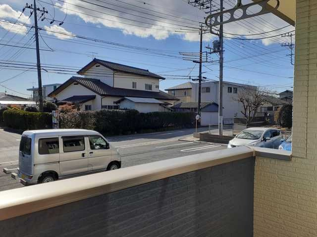 ボニート　Ａのバルコニー|暖かな日差しのふりそそぐバルコニー