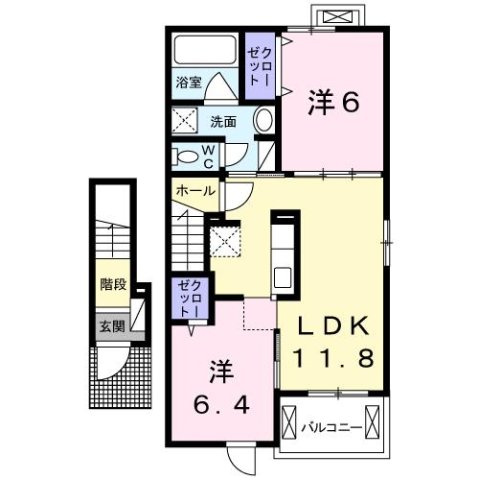 スイート　レイの間取り