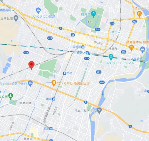 ラブリー姫路手柄山　4階の地図