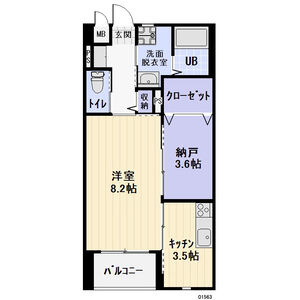Raffinato中里の間取り