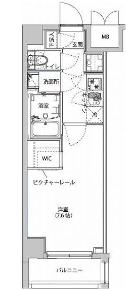 ハーモニーレジデンス東京イーストサイドの間取り