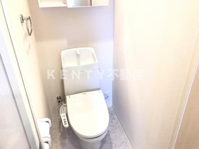 【トイレ】 | フレンテ鵜の木 | 落ち着いた色調のトイレです