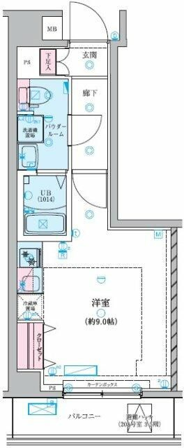 ＧＥＮＯＶＩＡ中野島の間取り