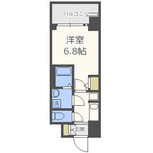 【間取り】 | ジアコスモ江戸堀パークフロント