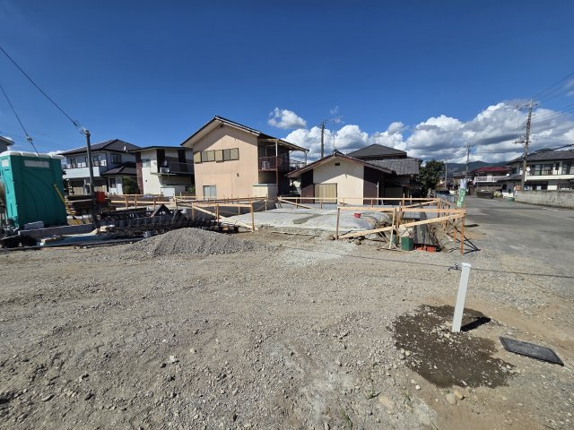 新築　桐生市相生町第19　クレイドルガーデン　１号棟の外観|現地写真　2026年11月完成予定！類似物件のご内覧等、お気軽にお問合せください♪　							

　