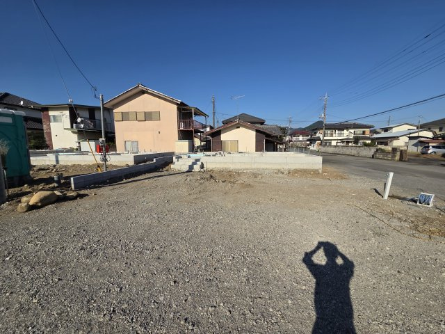 新築　桐生市相生町第19　クレイドルガーデン　１号棟の駐車場|現地写真　駐車スペースは4台分可能です！

