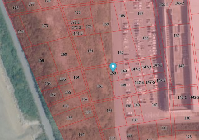 那覇市大嶺 軍用地の土地図