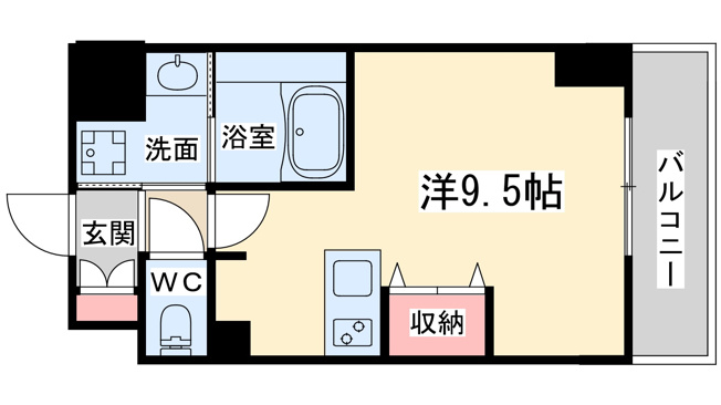 【間取り】 | ラルーチェ北梅田