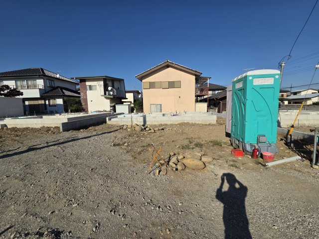 新築　桐生市相生町第19　クレイドルガーデン　2号棟の駐車場|現地写真　駐車スペースは4台分可能です！
