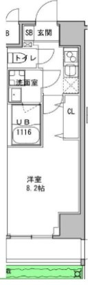 S-RESIDENCE押上Clairの間取り