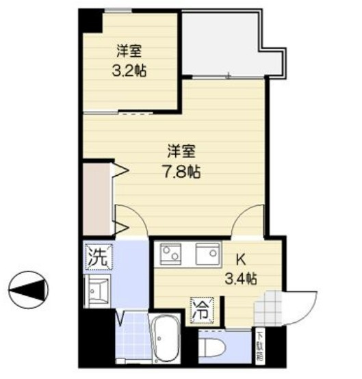ムジーク北参道の間取り