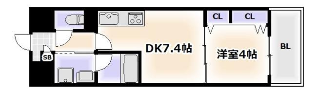【間取り】 | エグゼ難波ザ・ゲート