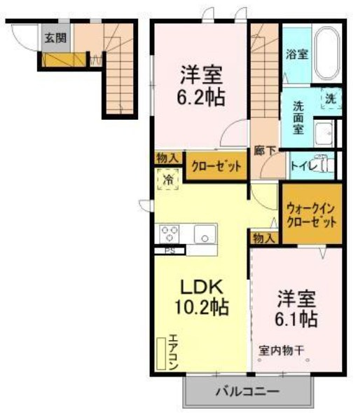 仲介手数料（賃料の1.10ヵ月）の50％OFF対象物件！の間取り