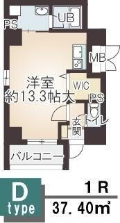 インテリジェンス御堂の間取り|現状有姿
