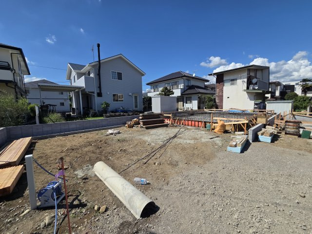 新築　桐生市相生町第19　クレイドルガーデン　3号棟の外観|現地写真　2026年11月完成予定！類似物件のご内覧等、お気軽にお問合せください♪　							

　