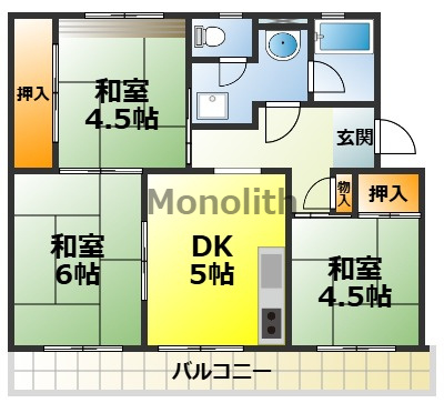 光明台24号棟の間取り