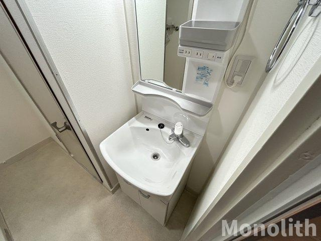 光明台24号棟の洗面所