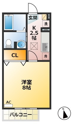 シャンテ久我山の間取り