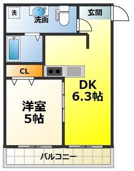 ステイザハウス熊取の間取り