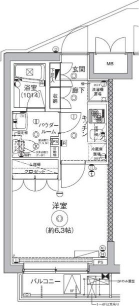 セジョリ北千住の間取り|間取りです。