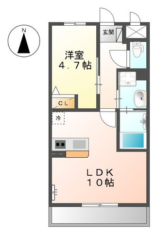 【間取り】 | ヴェルデみなみ | 間取図