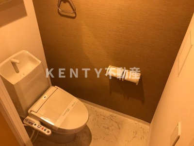 【トイレ】 | ヴェルデみなみ | 落ち着いた色調のトイレです