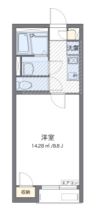 レオネクストネオエスト花園の間取り