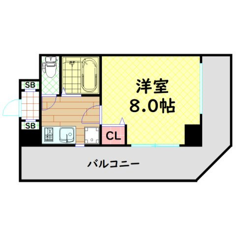 【間取り】 | センユー四ツ橋