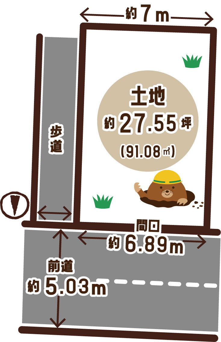 久世上久世町　建築条件無土地