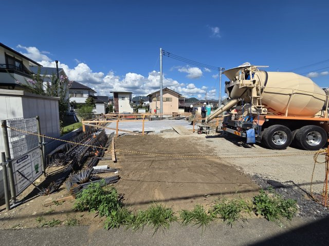 新築　桐生市相生町第19　クレイドルガーデン　6号棟の外観|現地写真　2026年11月完成予定！類似物件のご内覧等、お気軽にお問合せください♪　							

　