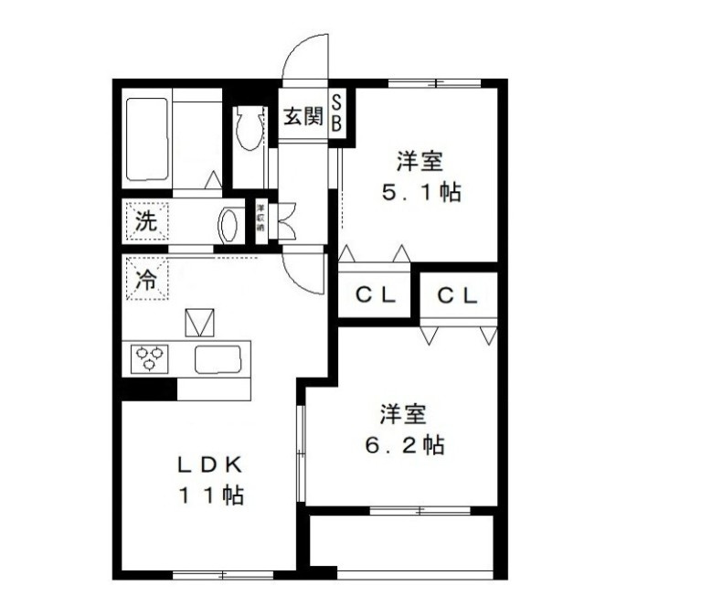 ソレイユの間取り