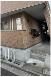 ブロッサムテラス町屋のエントランス