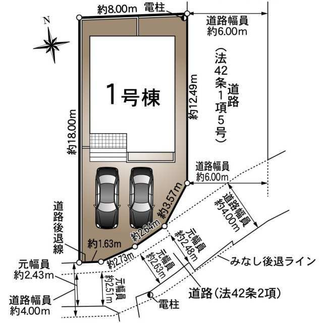 姫路市別所町小林第7（全1棟）新築の区画図|1号棟です。