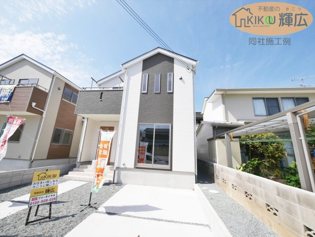 姫路市別所町小林第7（全1棟）新築の駐車場|同社施工例です。