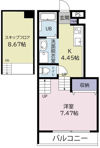 ラフェリーチェAの間取り