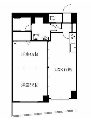 アンソレイユ西日暮里の間取り